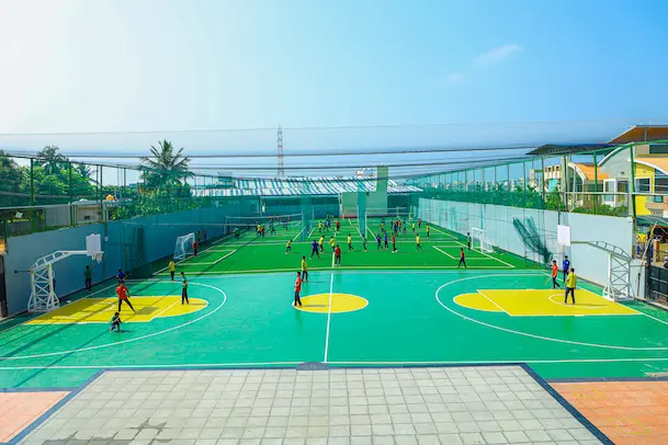 Smt. Pushpa Shamanur Mahalingappa CBSE School Out Door Sports Smt. Pushpa Shamanur Mahalingappa CBSE School Out Door Sports