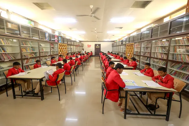 Smt. Pushpa Shamanur Mahalingappa Residential School Library Smt. Pushpa Shamanur Mahalingappa Residential School Library
