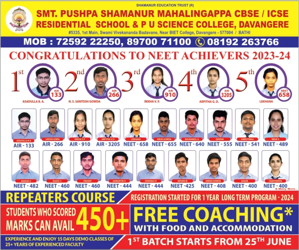 NEET Long Tern Coaching For Repeaters NEET Long Tern Coaching For Repeaters