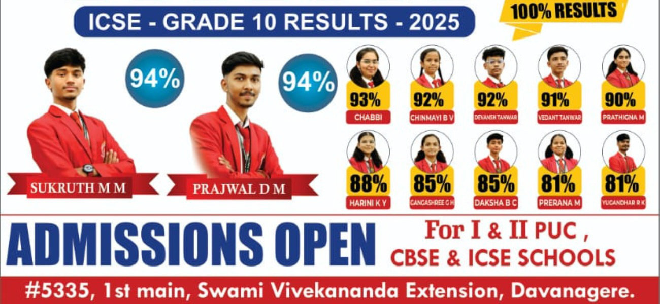 Smt. Pushpa Shamanur Mahalingappa CBSE Top Performers